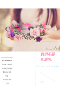 我们不要相爱了